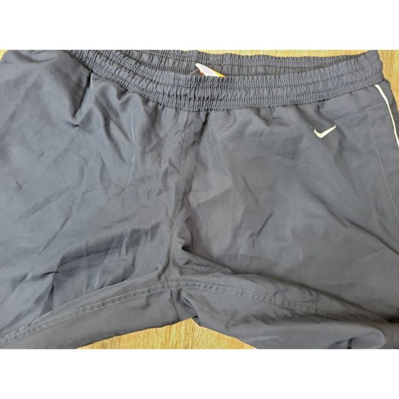 Nike Athletic Dept. Women's L Navy White Trim Track Pant Capri Elastic Waist - Picture 4 of 8